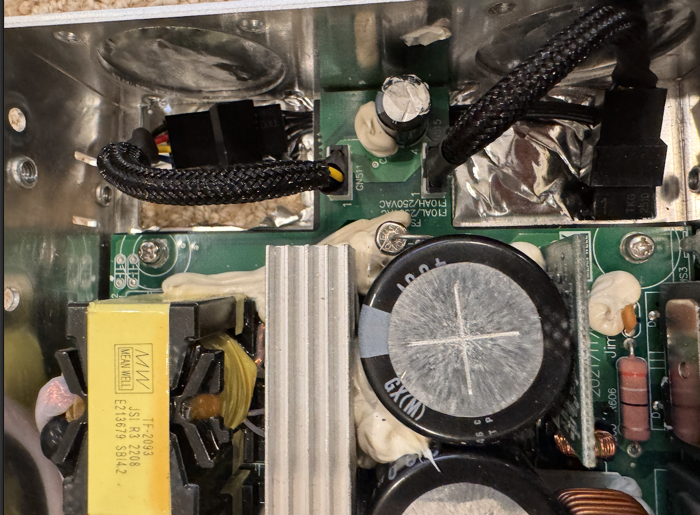 Fans Connected to PCB